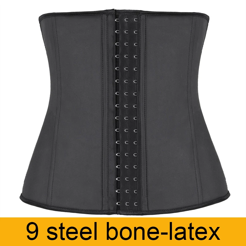 Latex Waist Trainer Plus Size Corset Shapewear Slimming Belly Women Body  Shaper Modeling Strap Reductive Girdle 25 Steel Bones