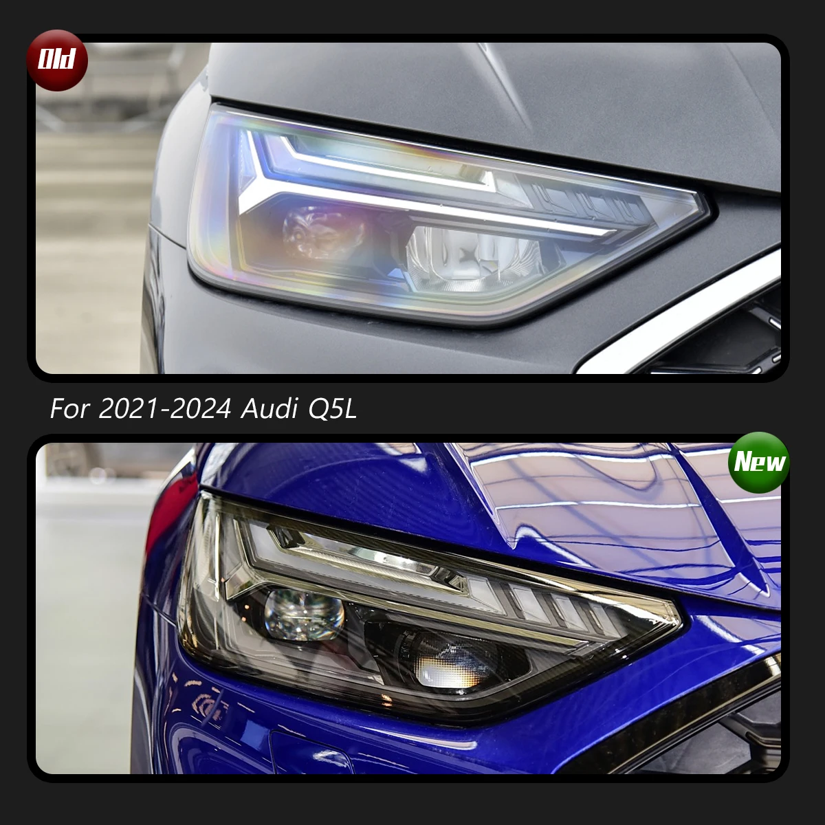 TYPY Car Lights For Audi Q5 Headlight 2021-2024 LED