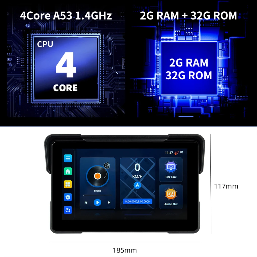 7.0 무선 자동차 놀이 안드로이드 자동 자동차 놀이 안드로이드 자동 232G 안드로이드 13.0 설치가 용이함