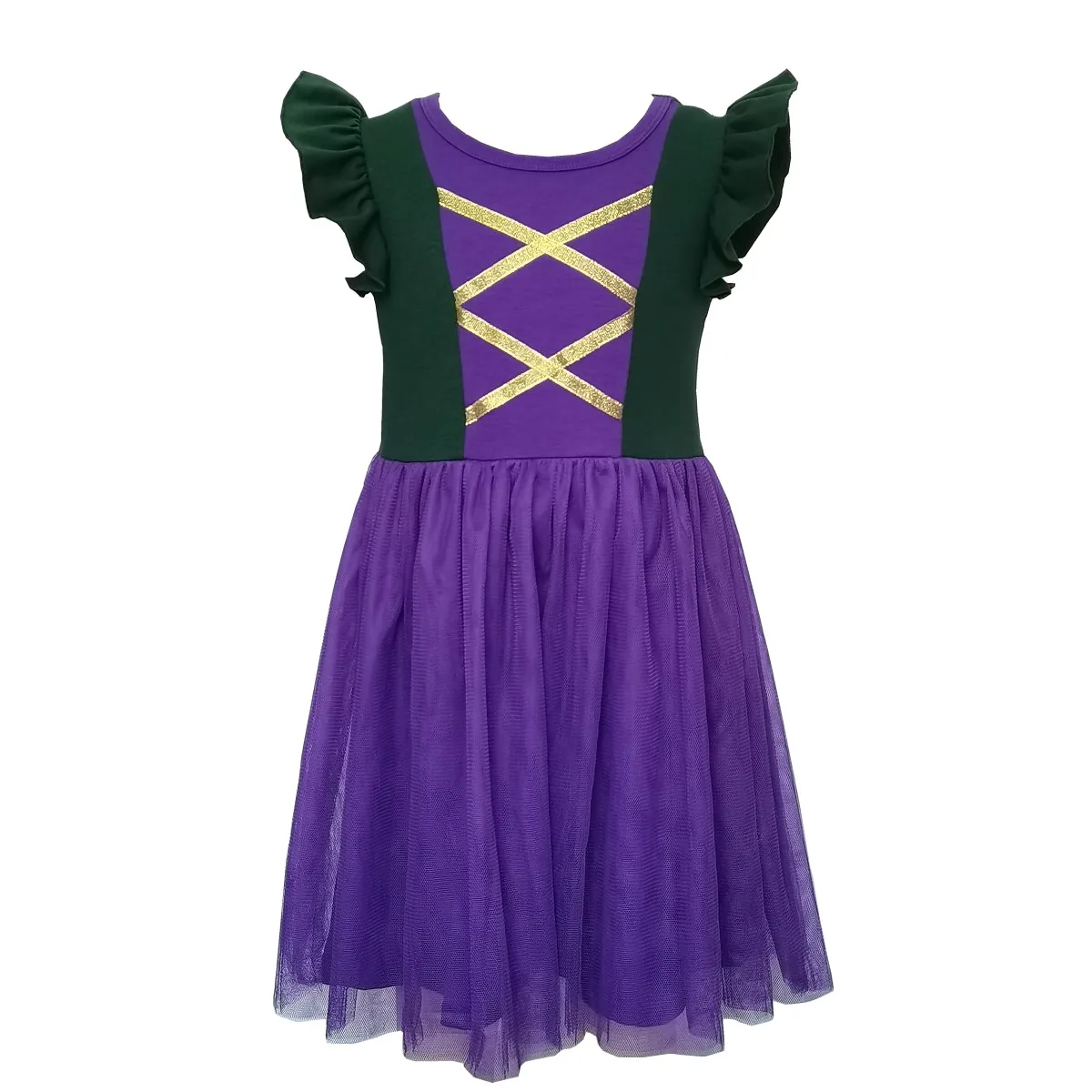 2022 Halloween Dress Softest Cotton Hocus Pocus Witch Tulle Soft Dress Sisters Costume Cape Cosplay Mary Sanderson Dresses