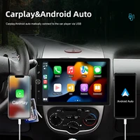 Lecteur MP5 Podofo 10,4 pouces 1Din avec Carplay, Android Auto, écran rotatif, FM/RDS, BT, Mirror Link, EQ Sound, USB, AUX, audio de voiture 3