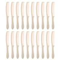 50 Sets Comb Disposable Plastic Pocket Travel Beige Salon Hair Tools Beauty Women's 1