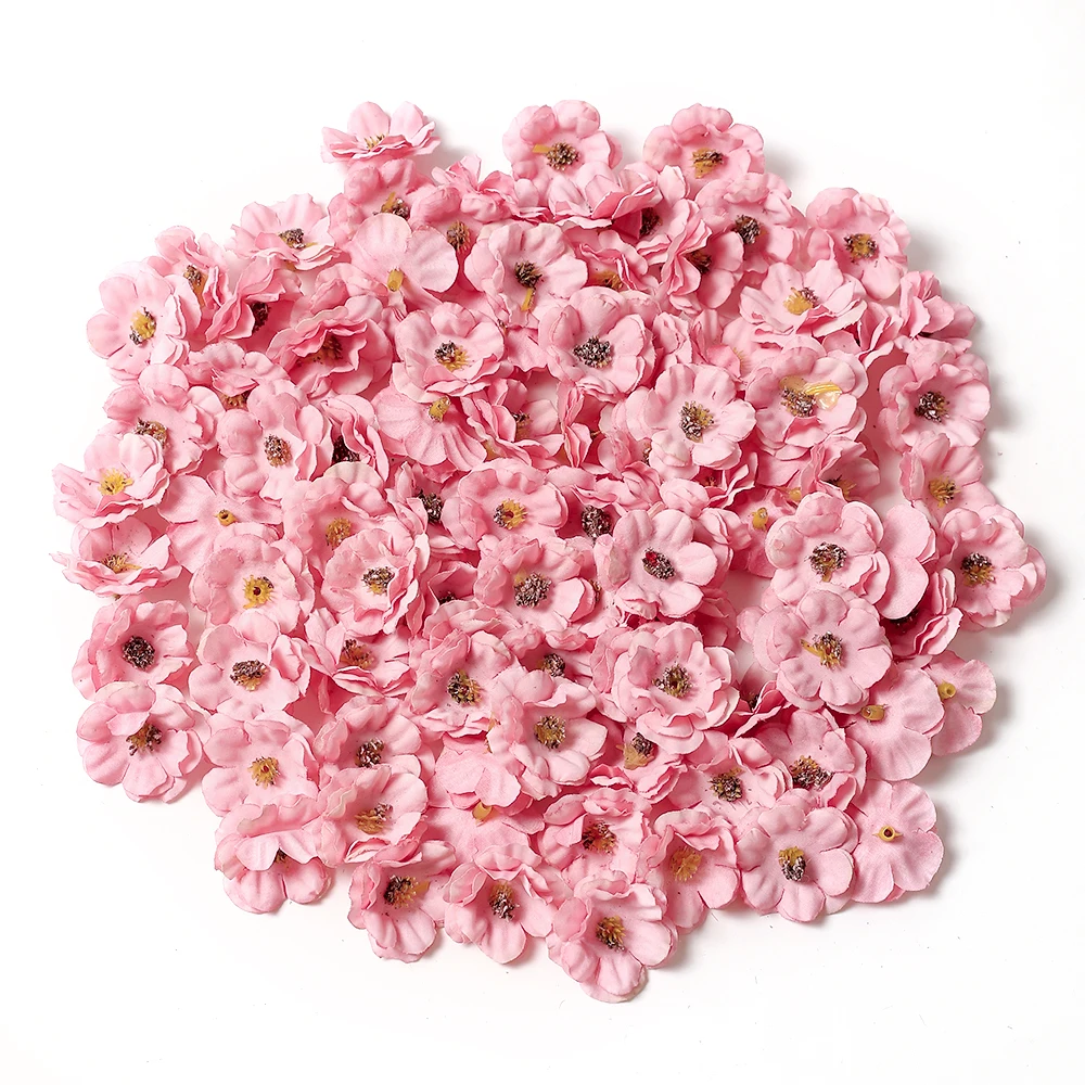 thumbnail image 1 of 50 minicabezales de rosas artificiales de seda para decoración del hogar, bodas, manualidades, coronas, regalos, accesorios, 1 of 5