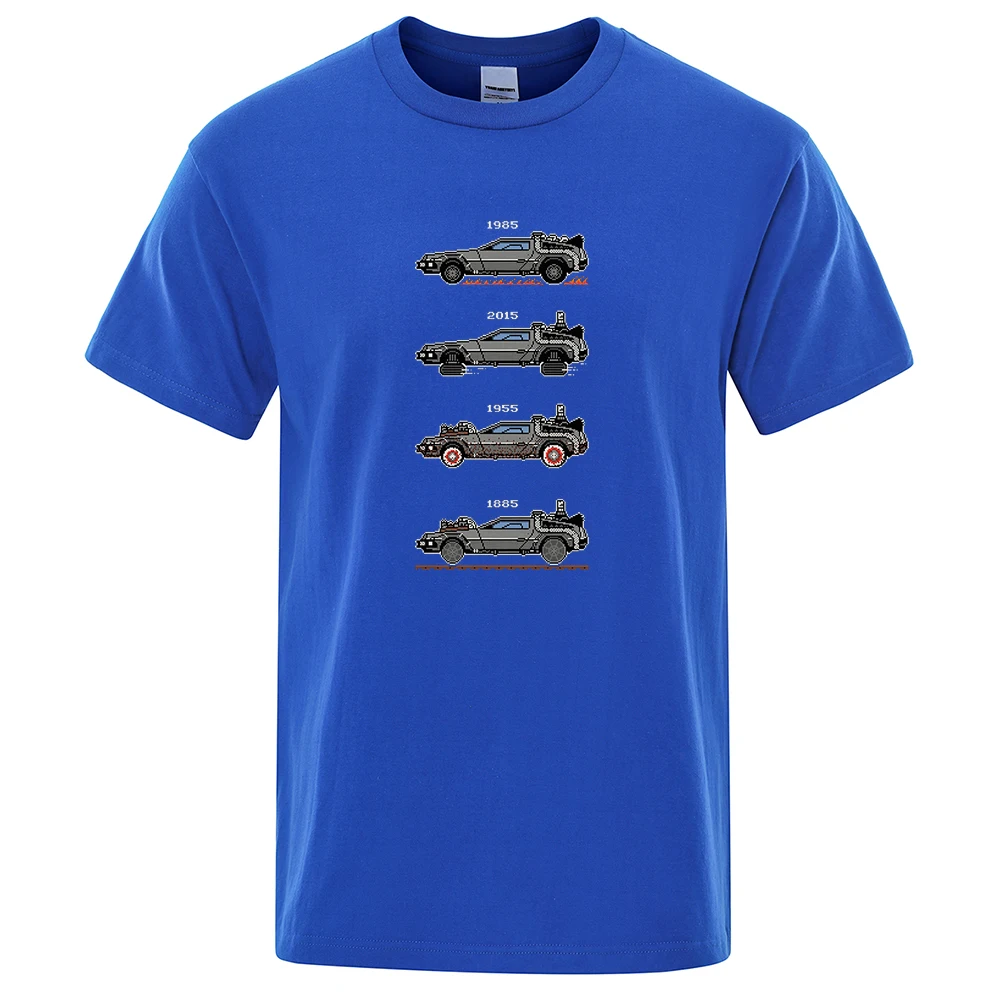 Retro Style Back To The Future Print Funny Tshirts Men Women Cotton T-Shirts Oversized Loose Tee Clothes Haruku O-Neck_voghion.com
