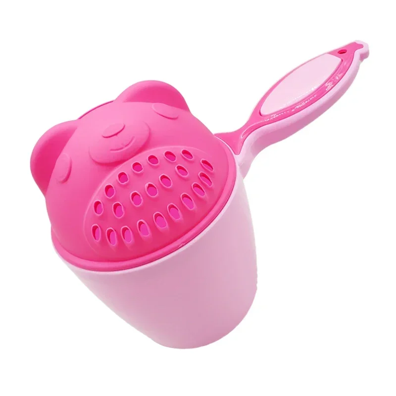 Kids Bath Tool Cartoon Pig Baby Bath Caps Cute Toddle Shampoo Cup Children Bathing Bailer Baby Shower Spoons Washing Hair Cup baby bath tool bath toys kids bath toys