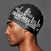 Unisex Big Size Silica Gel Comfortable Swimming Cap Hats Accessories For Man Women Waterproof Fishtail 1