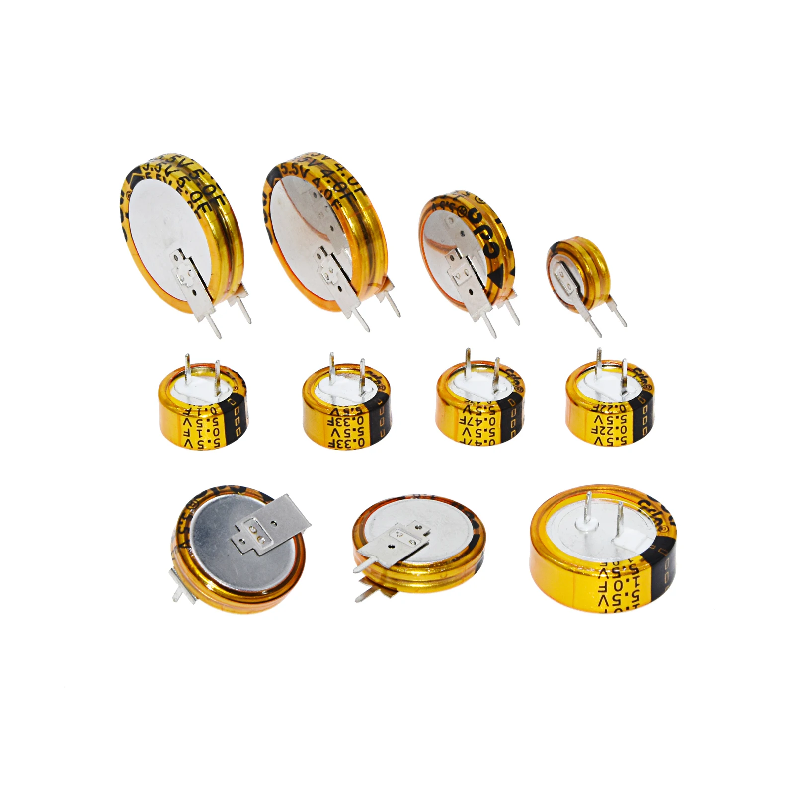 ELNA DSK 시리즈 DSK-621 패러드 캐패시터 코인 셀 캐패시터, DSK-3R3H224-HL 3.3V0.33F, 0.33F, 3.3V, 6.8x2.1mm, 5 개, 50 개 