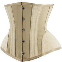 Corset court en forme de sablier pour femmes, Bustiers et Corsets gothiques Sexy, sous le buste, entraîneur de taille, amincissant, cintré à la taille 2