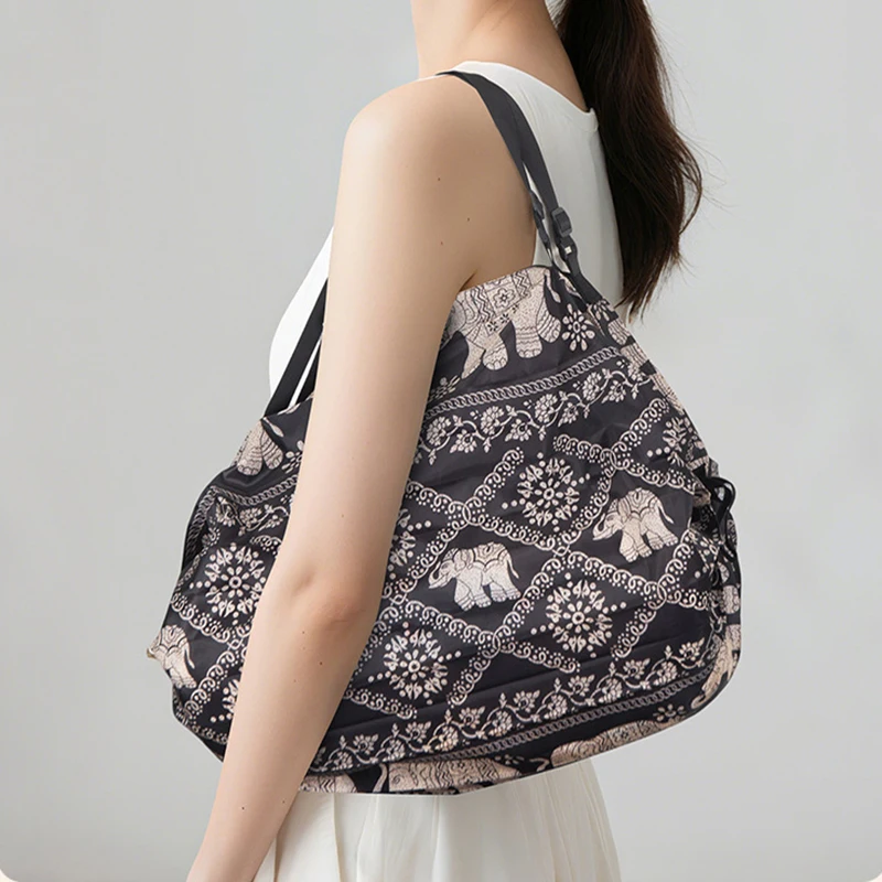 Foldable Oxford Fabric Shopping and Travel Bag
