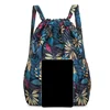 Women's Backpack Drawstring Large Capacity Lightweight Leisure Minimalist Portable Shopping Traveling Female's Backpack 5