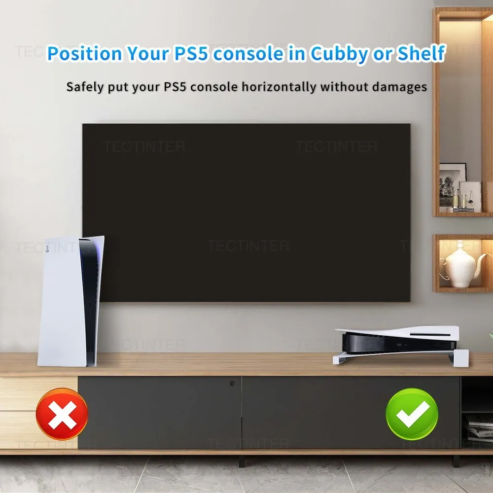 PS5 Stand Holder Cooling Horizontal