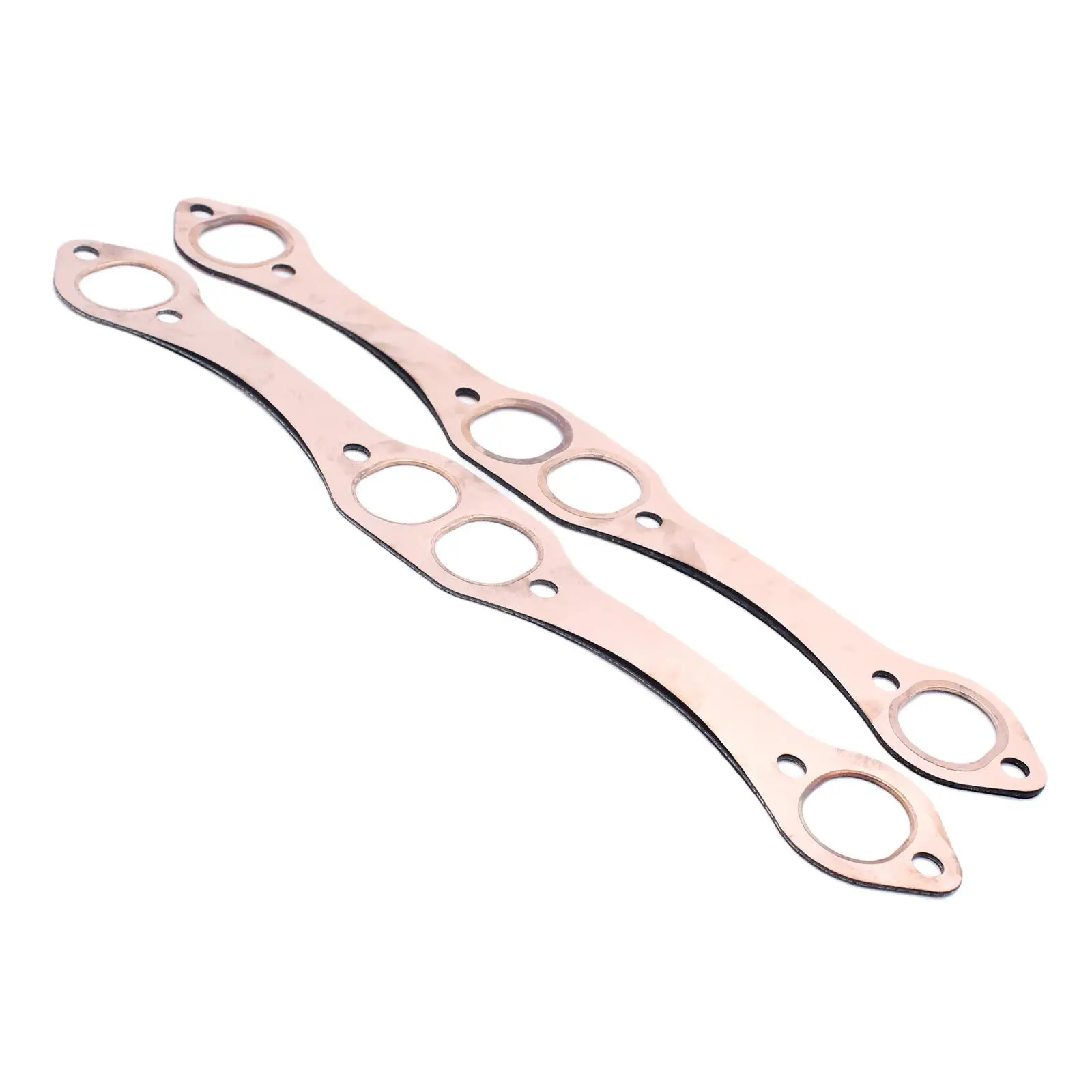 1 Pair SBC Copper Header Exhaust Gasket Seal for 327 305 350 383