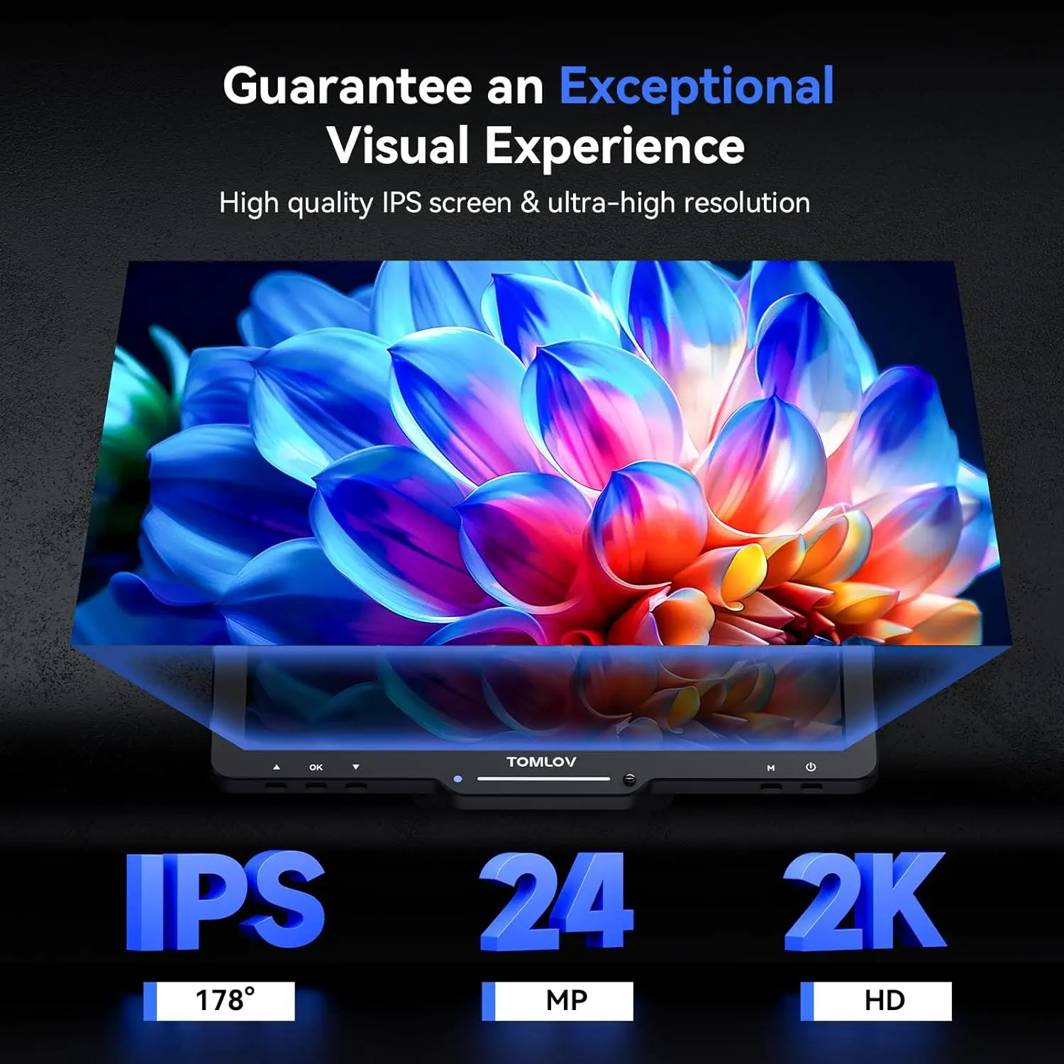 TOMLOV TriL110 10.1 인치 3 렌즈, 2K HDMI 디지털 현미경, 전자 납땜 비디오 현미경 카메라 돋보기, IPS 스크린, 2500X