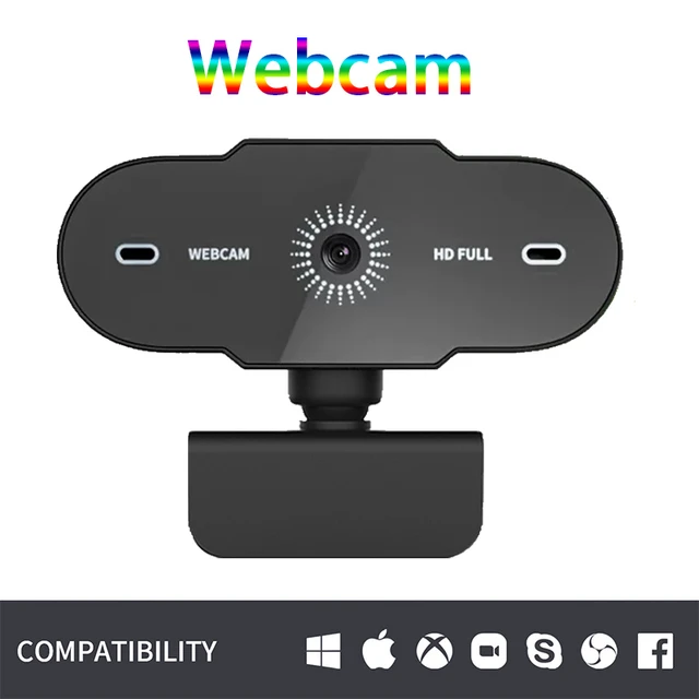 Webcam USB 2.0 Webcam 1080P 60fps Web Camera With Microphone Web Cam For PC  Computer Laptop Mini Camera - AliExpress