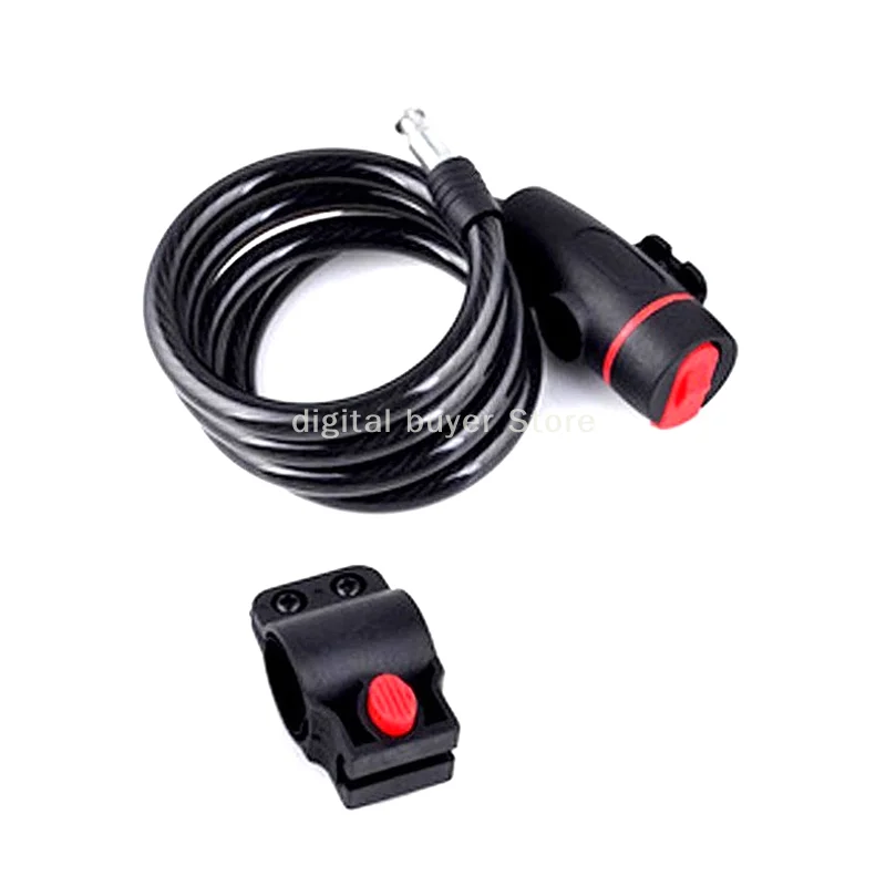 Bicycle Bike Lock Anti-theft Mtb Road Bike Steel Wire Chain Lock Motorcycle Helmet Folding Electric Scooter Safety Padlock