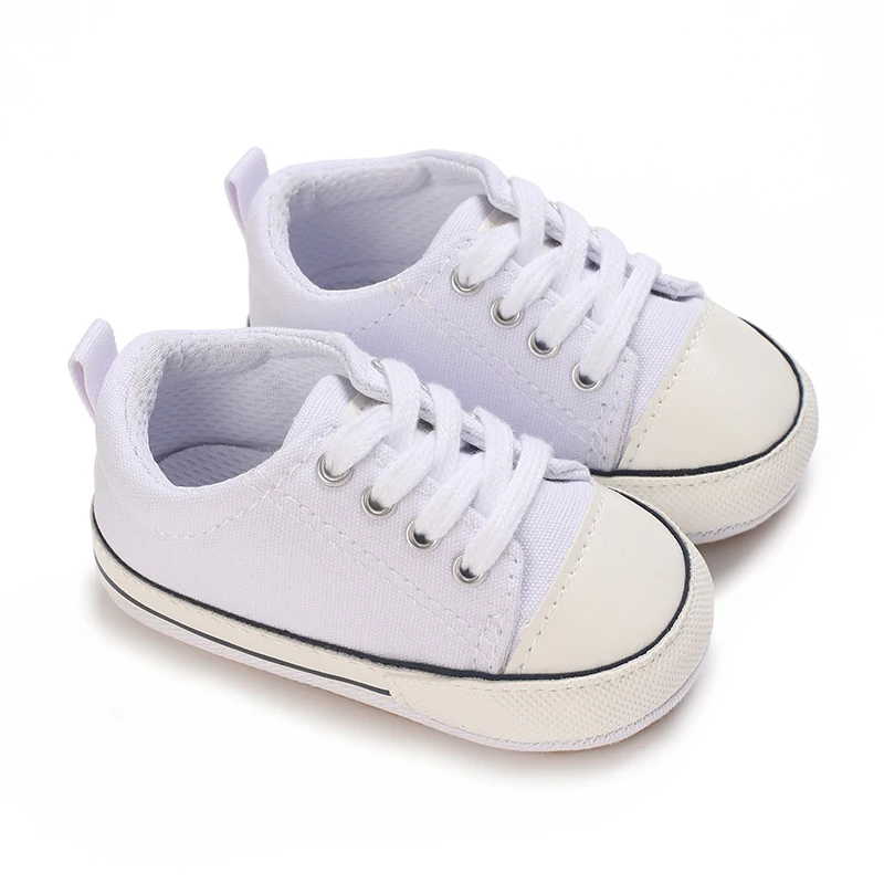 

New Spring And Autumn Baby Anti Slip Rubber Sole Shoes Men's Baby Shoes Boys' Canvas Walking Shoes Men's Baby Versatile Shoes