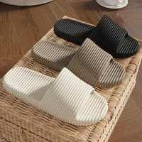 Crestar New Summer Slippers For Women Indoor Non-slip Soft Bottom Bathroom Shower Slippers Couple Casual House Flats Slippers 2