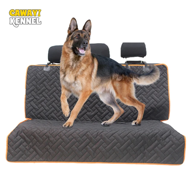 Dog Carriers Waterproof Rear Back Pet Dog Car Seat Cover Mats Hammock Protector with Safety Belt 1