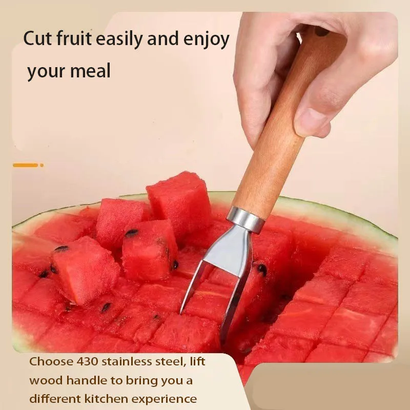 

Spoons Cutter Knife New Stainless Steel Cut Watermelon Cantaloupe Fruit Tools Kitchen Accessories Ball Digging Practical Gadgets