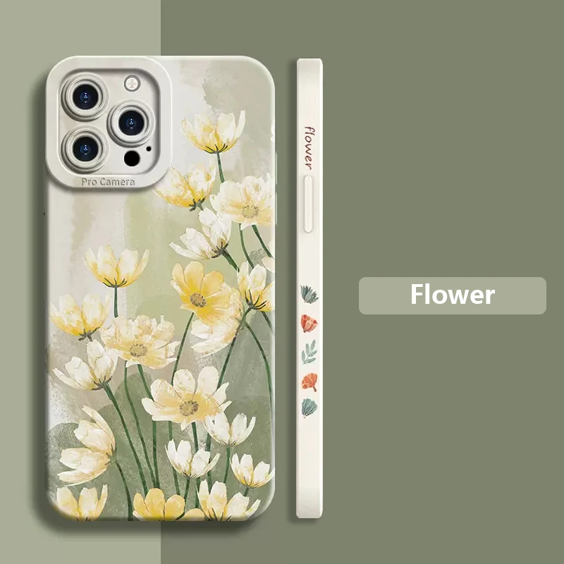 Vibrant Watercolor Floral Phone Case - Soft Protective Cover