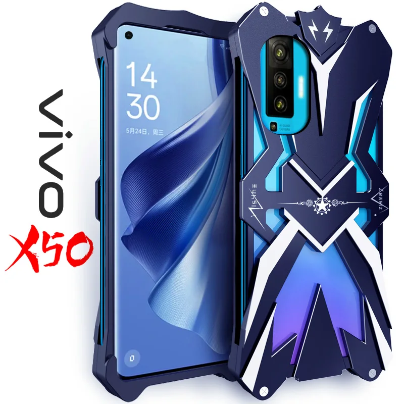 

Оригинальные Роскошные алюминиевые чехлы для смартфонов Zimon с изображением Тора для Vivo X50 Pro Plus