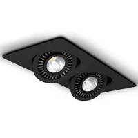 Black White Anti Glare Downlight Led Recessed Lights Single 2