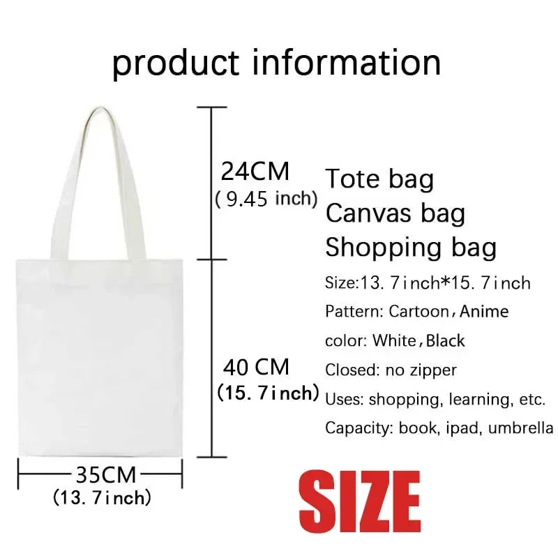 Life Is Better with Cats & Books Canvas Tote Bag Women Cute Cat Shopping Bags Student Literary Book Shoulder Bag Cartoon Handbag 4