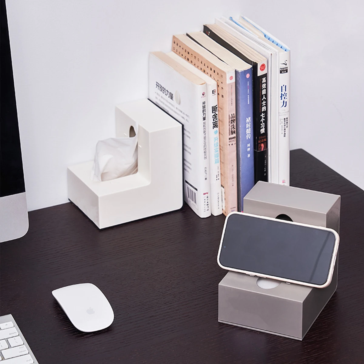 Tissue Dispenser Tissue Box Napkin Holder Style Modern Right Angle Tissue Box Home Living Decoration Desktop Napkin Table Decor Kitchen Organization Accessories