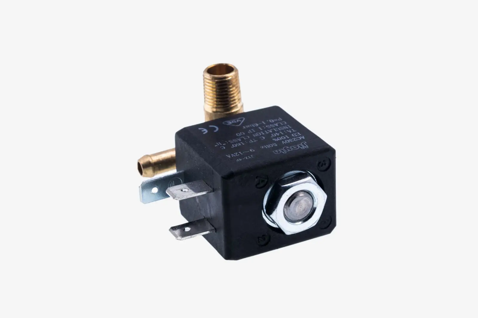 JYZ-4P 정상 폐쇄 황동 스팀 펌프, 필립스 아이언, 스팀 걸레, 의류 스티머 커피용, 3mm N/C 2/2 웨이, AC 230V G1/8 인치 6Bar
