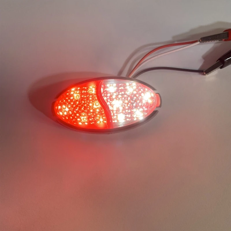 New 5-Piece Trailer Marker LED Light with 12 LED Side Marker Light Indicators 12V/24V Easy Installation for Automotives