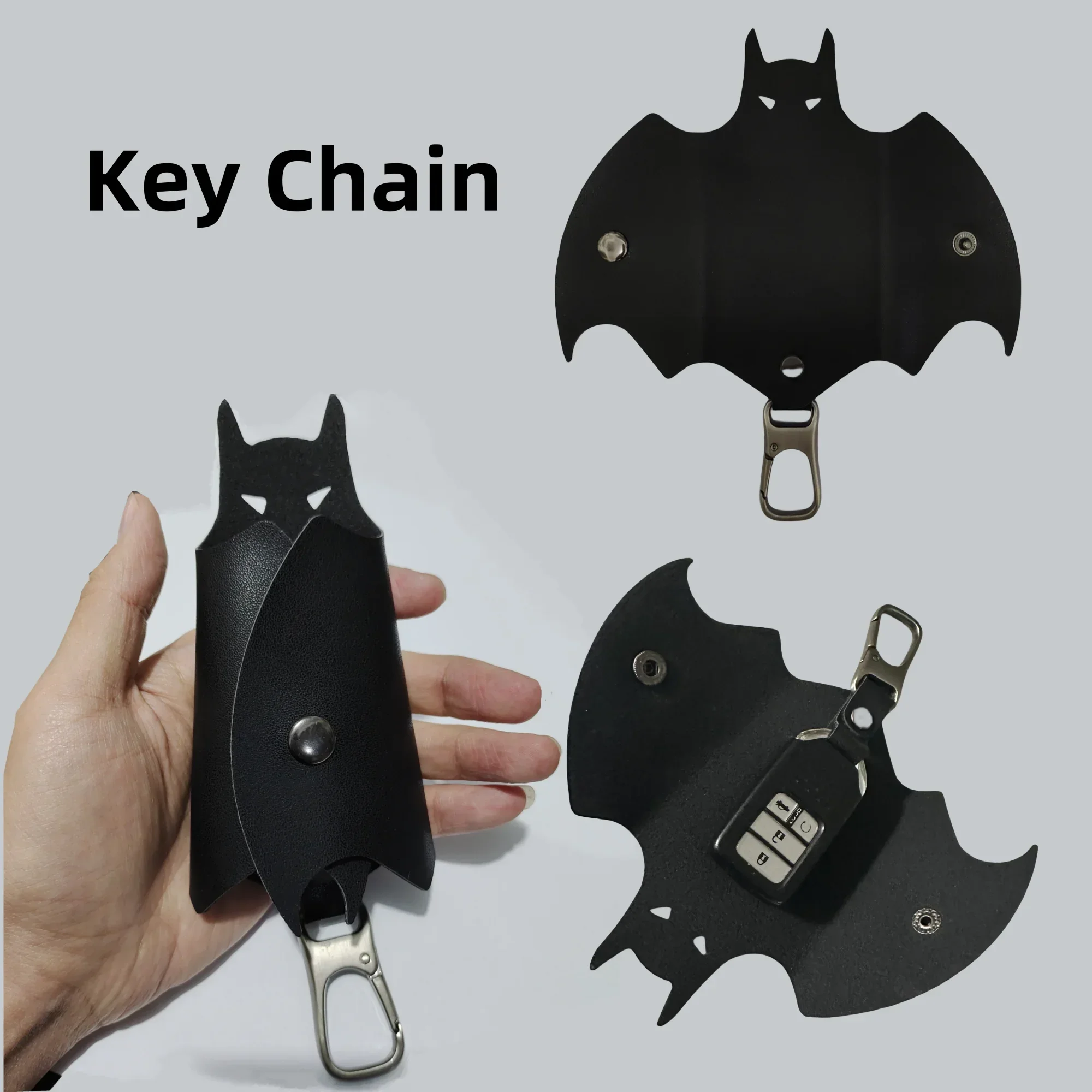 Llavero de cuero Batman.