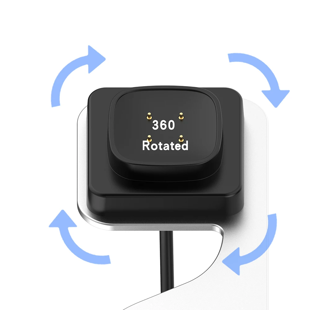 Fitbit Versa 3/4 sense 2 Ʈ ġ  ĵ ޴ USB Ʈ ġ  ̺  ũ ׼
