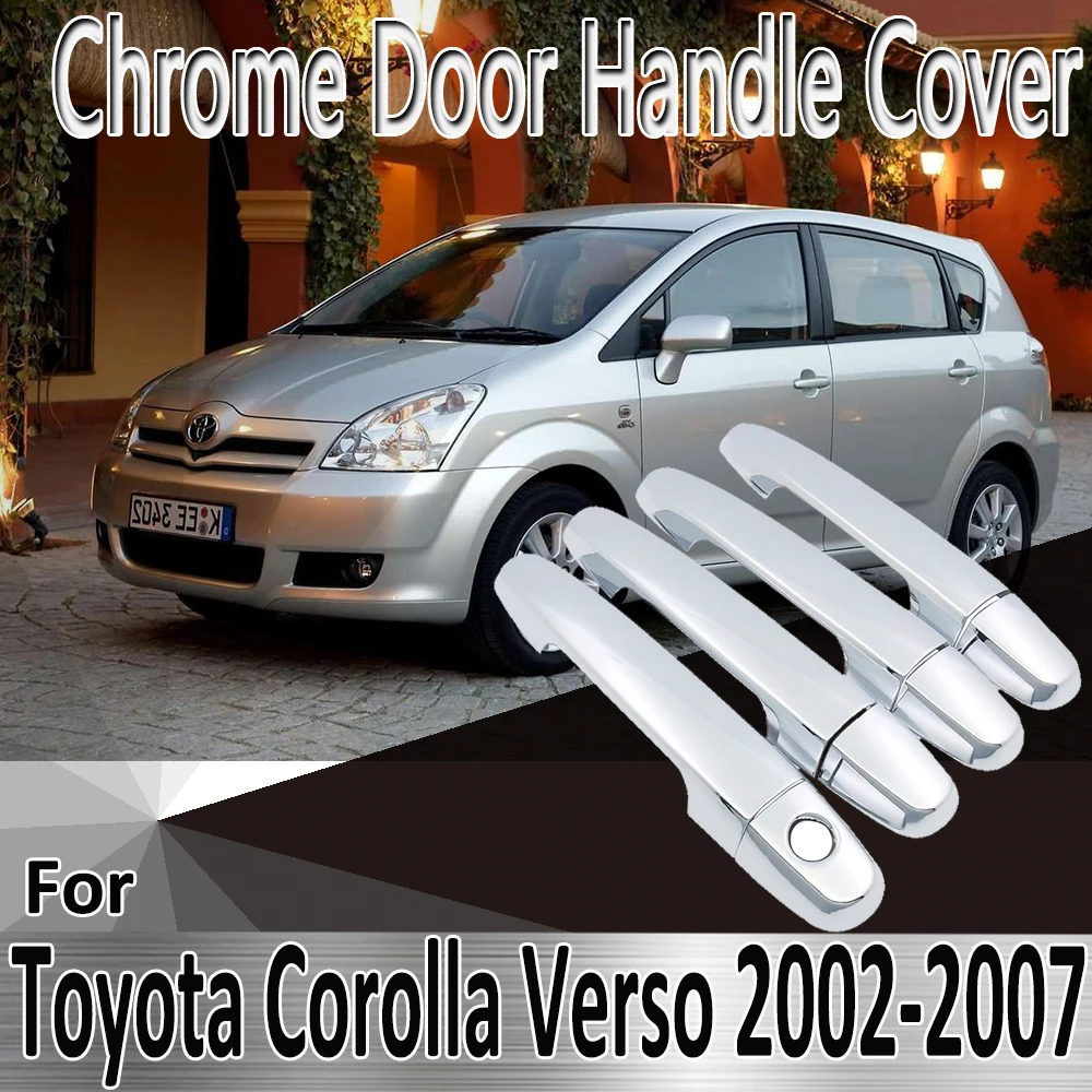 

Декоративные Хромированные наклейки для Toyota Corolla Verso E120 2002 ~ 2007