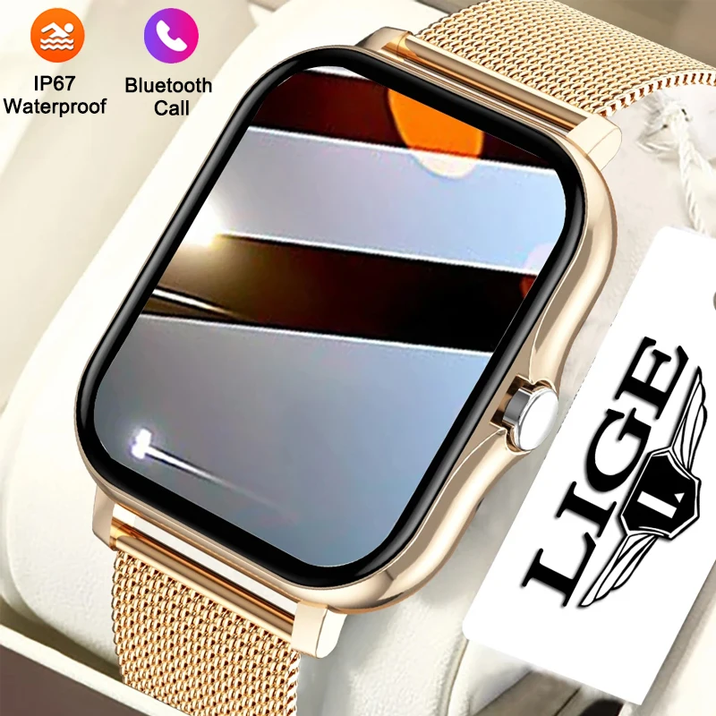 Lige Watch Per Xiaomi Bluetooth Answer Call Women Smart Watch Ip67 Smartwatch Impermeabile Lady Dial Call Sports Fitness Bracciale