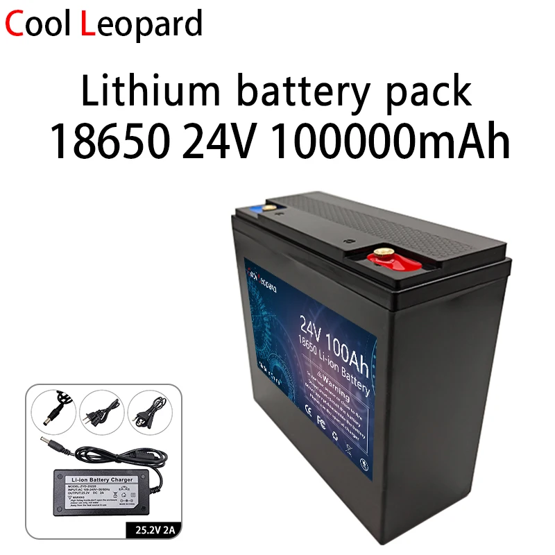 

6S5P 18650 24V 100Ah Lithium Ion Battery ,For Sprayers Electric Vehicle Replacement Li-ion Batterie Pack With MBS