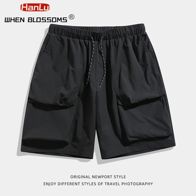 Men's Summer New 3D Pocket Design Workwear Shorts, Men's Fashion Brand Loose Casual Outdoor Quick Drying Shorts