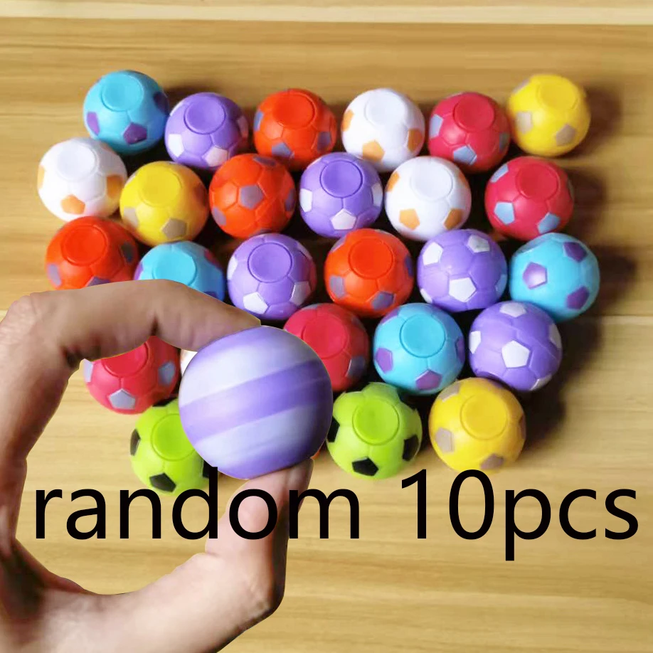 

ZK30 Kids Fingertip Spinning Ball Toy Mini Spinning Football Top Toys Fidget Spinners Stress Relieve Toys Antistress Fidget Toy