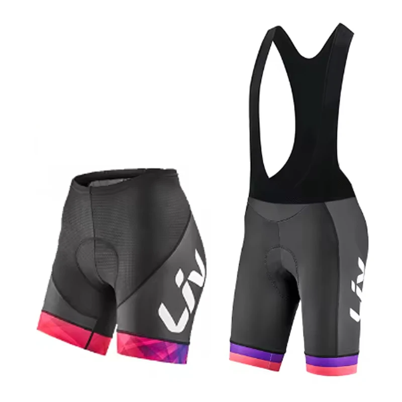 LIV Summer Cycling Shorts Women's Bike Pants MTB Shockproof 19D Gel Pad Tights Breathable Road Racing Bicycle Sports Clothing cycling shorts cycling pants