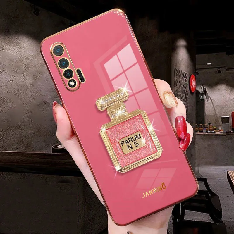 Perfume Bottle Design Holder Phone Case for Samsung S23 Plus S22