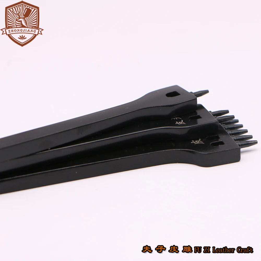 Hand Hole Punches DIY Round Stitching Punch Sewing Stitching Punch Carving Work Saddle Set Spacing Tool