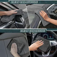 Micro Fiber Pile Auto Care Microfibre Detailing Microfiber Car Wash Cleaning Cloth Twisted Large Twist Loop Drying Towel For Car 2