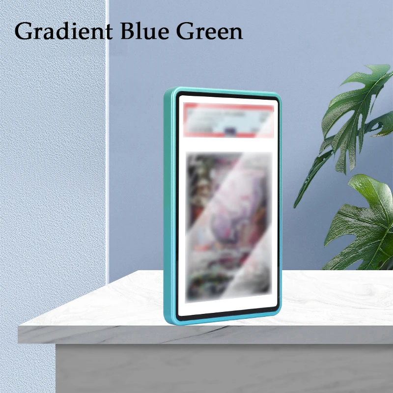 Gradient Color Aluminum Alloy Graded Cards Protector Case for PSA/BGS, UV & Scratch Resistant Trading Card Bumper Display Holder