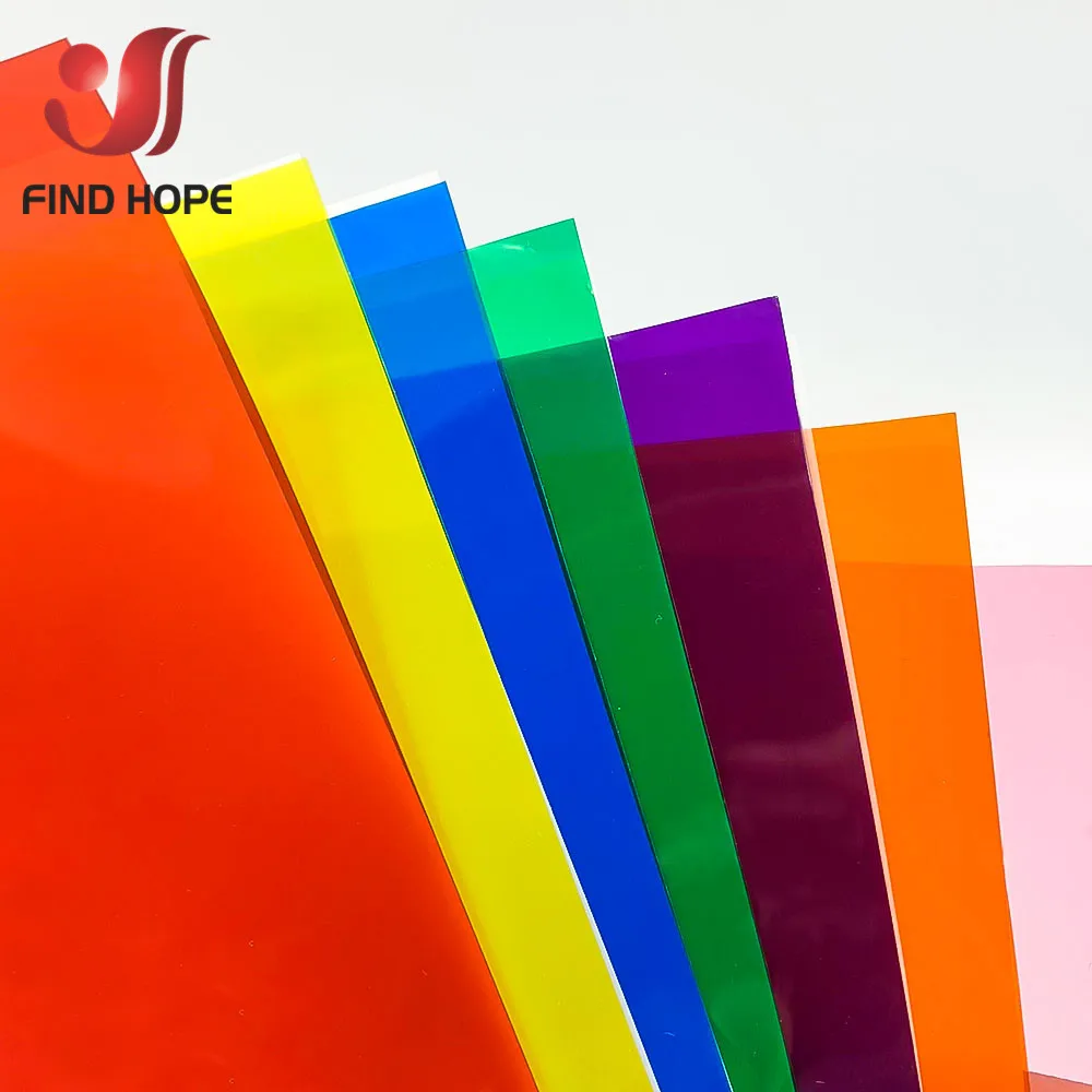 7pcs Bundle 20cm x 30CM Transparent Window Film Color Solar Tint Self Adhesive Stain Glass Decor Vinyl DIY window privacy film window film self adhesive vinyl