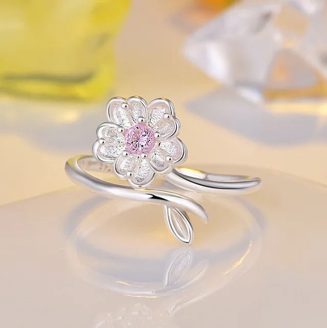 Anillo de flores abiertas - Imagen 3
