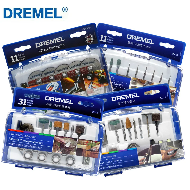 Dremel 689-01 Carving/Engraving Accessory Kit, 11 pieces