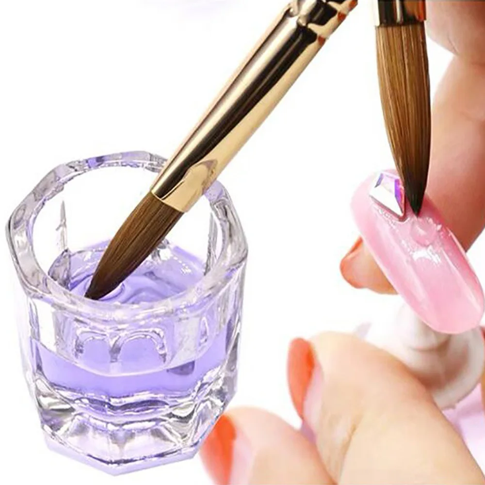 EMA Acrylic Liquid Monomer 40ML*2pcs With Brushes For Acrylic Powder Nails Carving/Extension/Dipping Crystal Liquid Brush Tool nail acrylic liquid