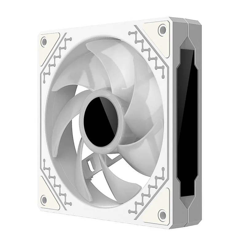 TEUCER Prism12025 컴퓨터 케이스 팬 120mm 5V 3핀 ARGB 싸이클 미러 라이트 효과 PWM 800  2000RPM 냉각 팬