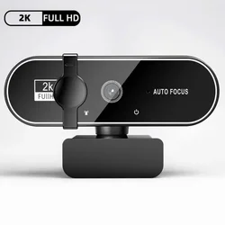 Ultra HD Autofocus Webcam with Microphone for Streaming and Video Calls (2k)