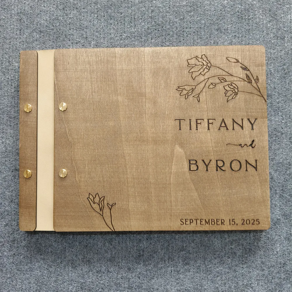 Personalized Wedding Guest Book, Wedding Album, Planner Guestbook, Gift, Photo Album, Engagement Gift
