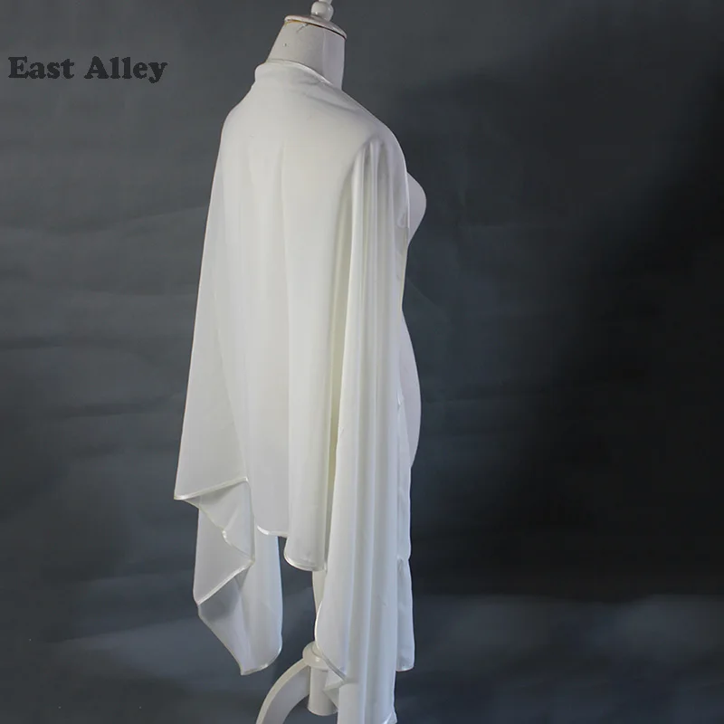 Bride Chiffon Wedding Accessories Shrug Wrap Shawl Married Scarf Bridal Stole Thin Cape